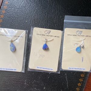 Opal gemstone pendants - bulk